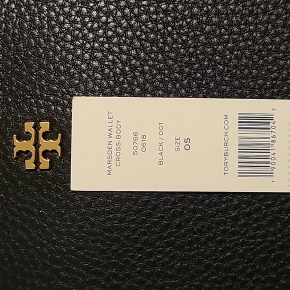 Tory Burch Black Marsden Wallet Crossbody Bag - Picture 9 of 9